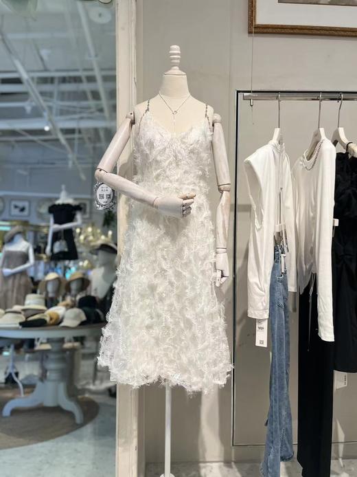 【门店同款】春季羽毛刺绣链条吊带裙 150545428 商品图8