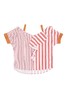 ROSEHOO 拼接条纹荷叶边饰挖肩上衣 2507 商品缩略图8