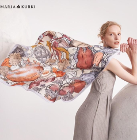 【团购展示】玛丽亚古琦（芬兰）丝巾 游园会