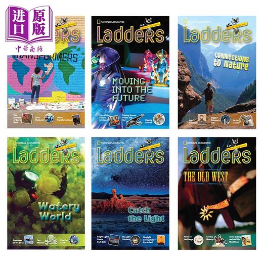 【中商原版】美国国家地理阶梯阅读核心阅读系列3级6册 National Geographic Ladders 初高中英语分级阅读 蓝思值980L-1010L 商品图2