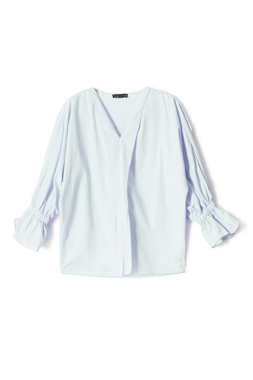 NOIR 蓝色茧型衬衫 3052 商品图6