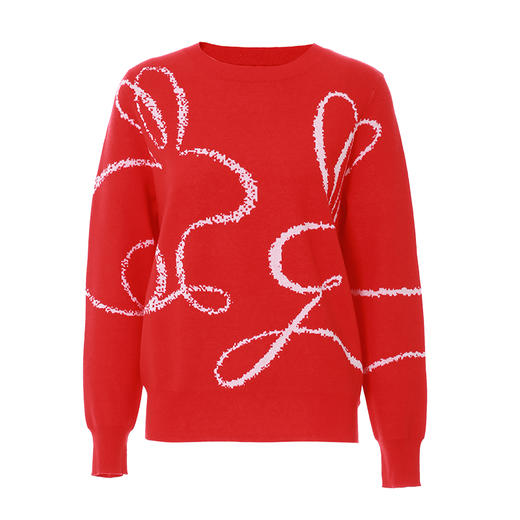 VIMAGE纬漫纪春季新款显瘦舒适套头针织衫V1901502 商品图6