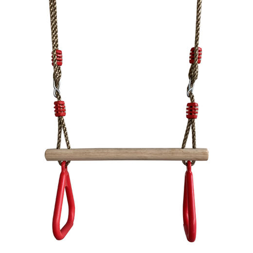 圆棒三角吊环棒训练运动器材秋千玩具器械儿童感统悬吊体育器械组 商品图4