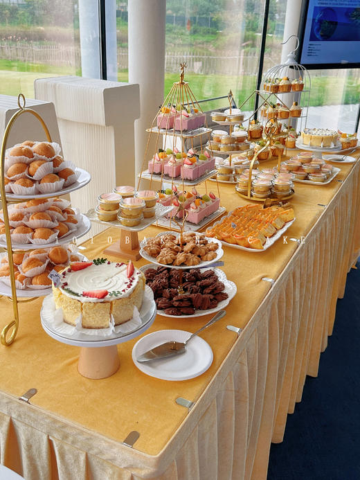 「惠州天安数码城·科创公园」会议茶歇甜品台案例 商品图1