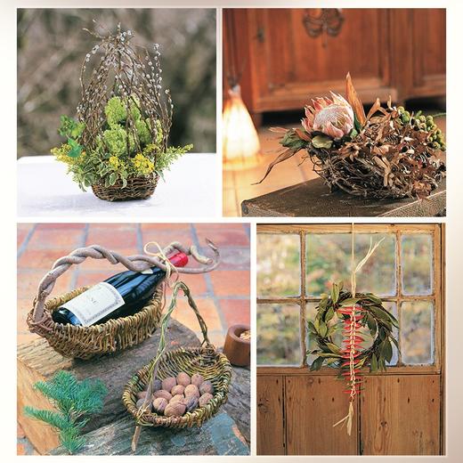 手工篮子编织完全图解 草编藤编树枝编篮100例 佐佐木丽子 著 娱乐休闲 商品图2