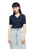 玛丝菲尔·素 拼色V领修身上衣 9001 商品缩略图0