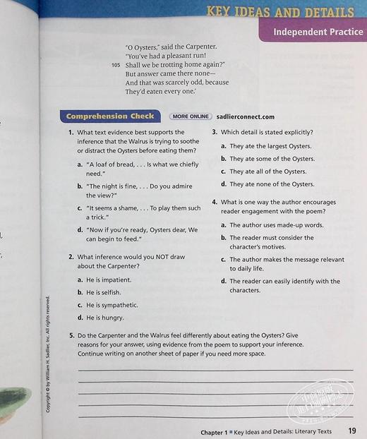 【中商原版】Progress English Language Arts ELA 2022 Student Worktext Grade 6提高英语语言艺术ELA 学生文本 六年级 商品图5