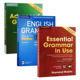 原版进口剑桥英语语法大全english essential grammar in use3册套装国际学校小学初中高中手册自学教材书籍