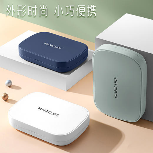 「18件套！不止颜值」新款指甲刀套装不锈钢鹰嘴钳居家日用美甲修甲修脚刀套裝指甲剪 商品图1