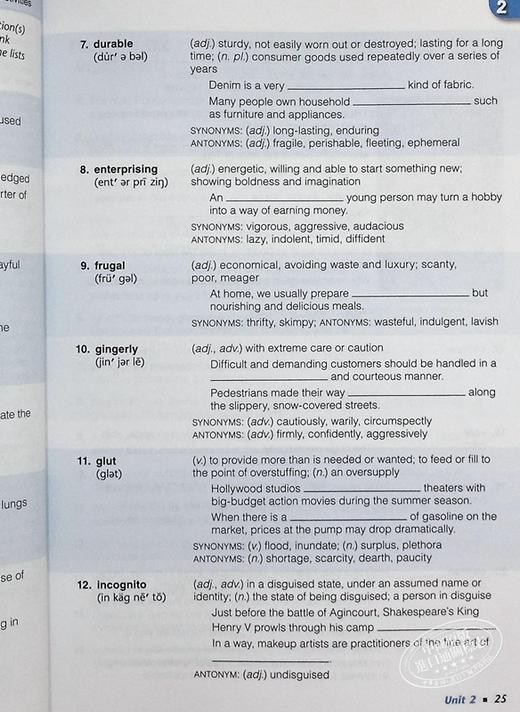【中商原版】Vocabulary Workshop 2022 Student Edition Grade8 Level C词汇工作坊学生书八年级 英文原版进口教材教辅参考书 商品图6
