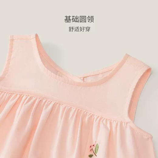 英氏女童裙子夏装2023款宝宝气质圆领背心裙YRLFJ2P383A 商品图1