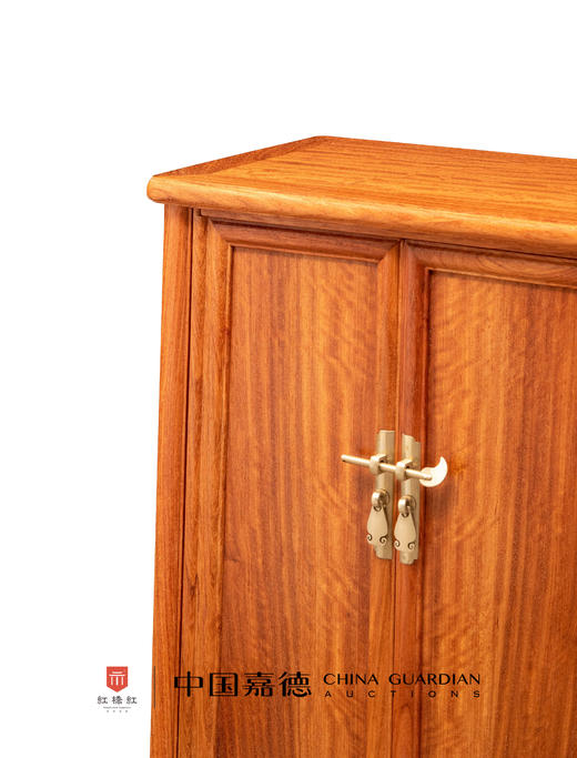 红桥红  家具严选  缅甸花梨（大果紫檀）【53 缅花全独板 小号 圆角柜】 商品图2