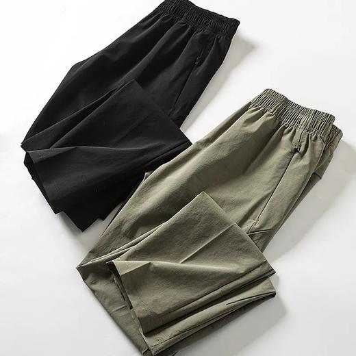 3D立体裁剪弹力速干透气男士薄款户外休闲裤 商品图2