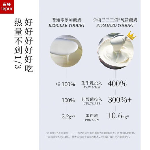 乐纯希腊三倍酸奶135g 商品图4