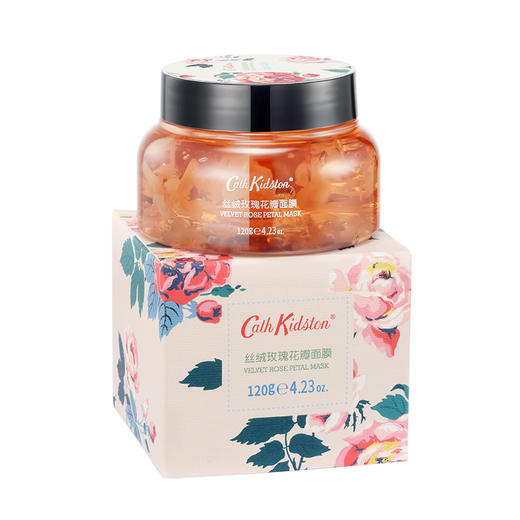 严选 | Cath Kidston丝绒玫瑰花瓣面膜 120g*3罐 滋润保湿 水润饱满 “药食同源”玫瑰养肤英国皇室御用品牌 商品图5