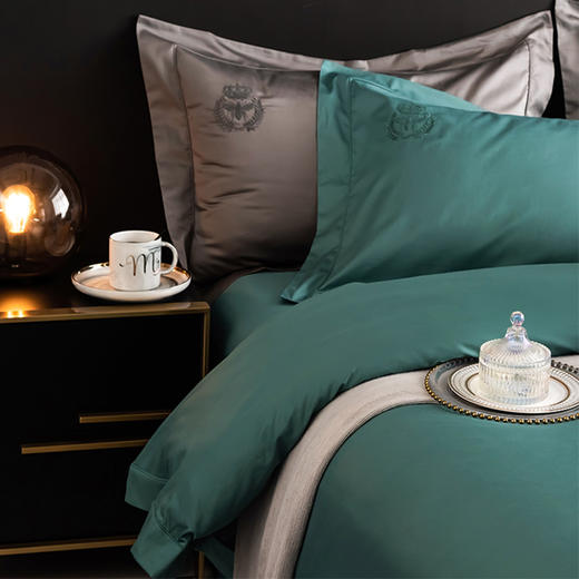 闽宁镇席梦乡60S长绒棉四件套M400-11 商品图1