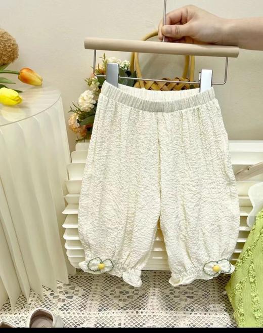 女宝宝夏季绿色套装蝴蝶翅膀吊带+七分裤两件套新款时髦夏装粉色 商品图8