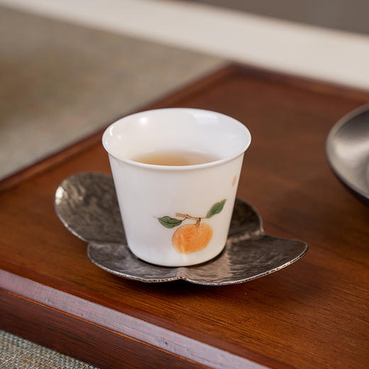 定制杯托CP016吉祥复古元宝杯垫茶杯托隔热杯垫茶杯托功夫茶道零配配件 商品图3