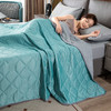 【感受凉爽夏夜❗️A类冰淇淋凉感丝夏凉被】冰爽丝滑，吸湿排汗，柔软舒适，手感细腻，纯色轻薄空调被子可水洗礼品夏被新年礼盒年货礼盒 商品缩略图5