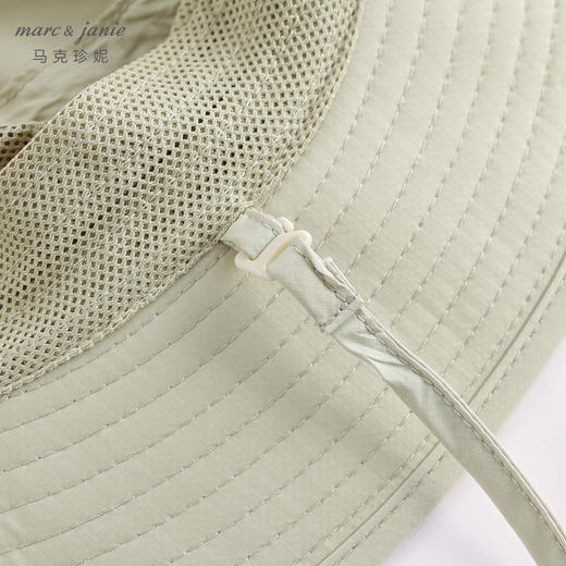 马克珍妮夏装新款 男女童户外风网面拼接遮阳渔夫帽230812 商品图5