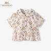 英氏女童衬衫夏装纯棉童装2023新款女宝可爱碎花上衣YRCCJ2P372A 商品缩略图1