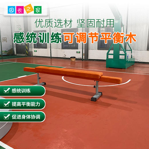 可调节平衡木体操室内感统平衡训练器材幼儿园体适能儿童独木桥 商品图0