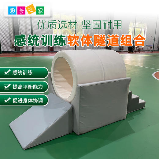 软体游戏隧道组合幼儿早教中心儿童体能攀爬钻洞大号训练感统器材 商品图0