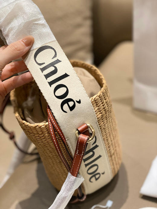 Chloe woody 草编水桶包 商品图8