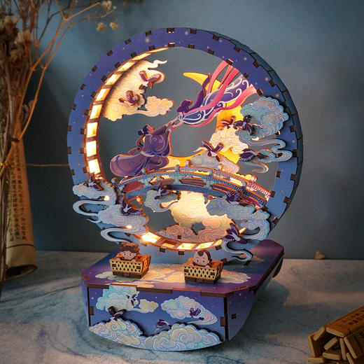 同趣手工56019鹊桥会幻彩灯 商品图1