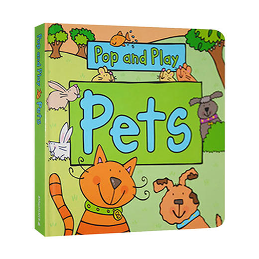 一起玩一起学 STEM科普立体书 宠物 英文原版绘本 Pop and Play Pets 亲子互动 进口原版儿童英语启蒙学习书籍 英文版 商品图3