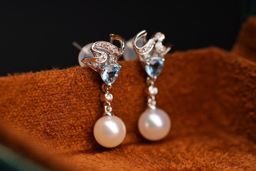 当日本珍珠遇见海蓝宝｜本月线下珍珠展会款 商品图3