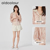oldcolour2023夏季新款法式复古直筒宽松泡泡袖OL衬衫女O22012239 商品缩略图2