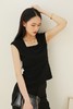 Lia Shade 黑色方领收腰无袖上衣 2750 商品缩略图0