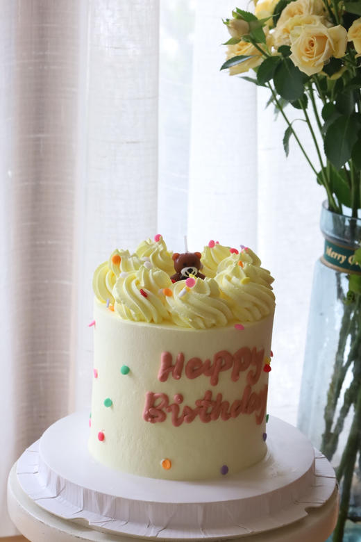 黄色奶油小熊（图为4寸 适合1-3人） 商品图2