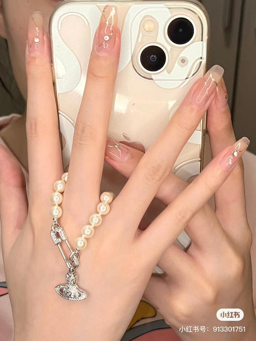 Vivienne Westwood 西太后 
珍珠别针手链 商品图4