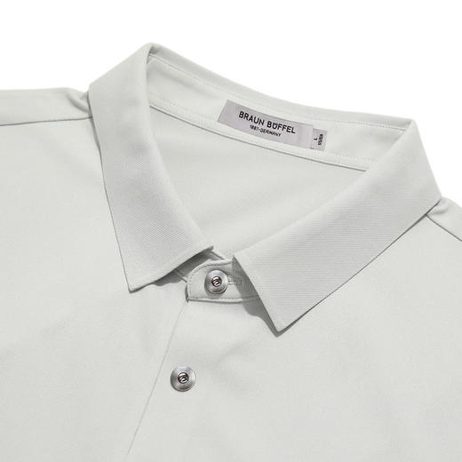 布兰施甄选轻奢多色简约POLO衫 商品图3