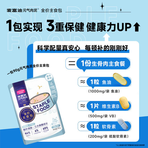 麦富迪全价元气肉泥主食包成幼猫湿粮90g*6 商品图2