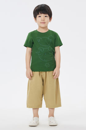 jnby   23年夏款   全棉微皱中裤  1N5E12340