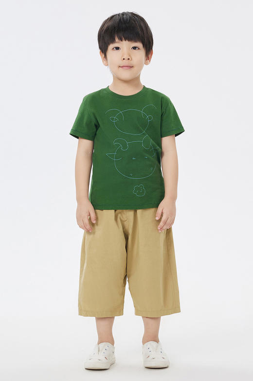 jnby   23年夏款   全棉微皱中裤  1N5E12340 商品图0