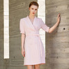 夏季粉色小香风连衣裙女双排扣收腰时尚气质名媛正装一步裙202156Q1 商品缩略图1