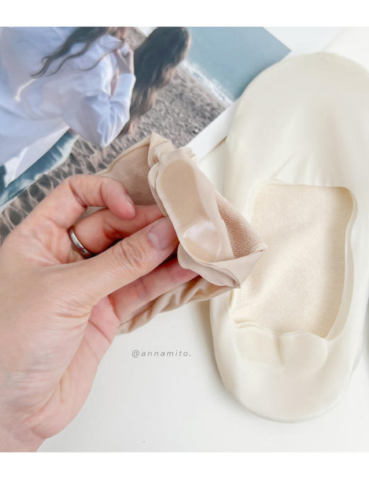 老米优品/ 3双1组，2组包邮❤原色原初 自然自在《 任意剪不脱丝女士纯色船袜》盛夏大爱~ WZ230426C 商品图2