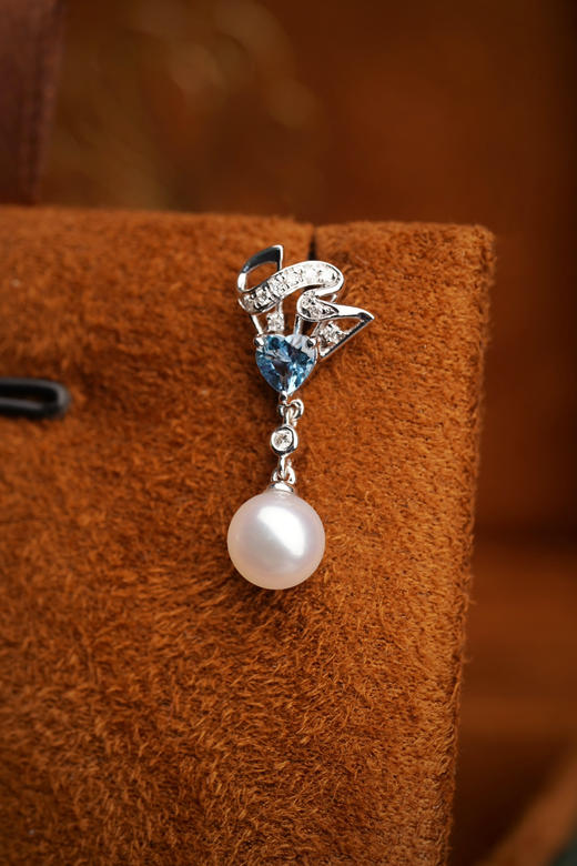 当日本珍珠遇见海蓝宝｜本月线下珍珠展会款 商品图1