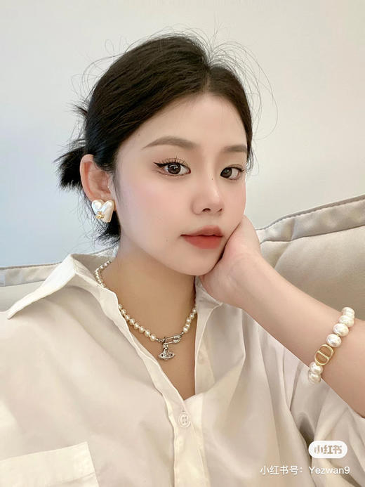 Vivienne Westwood 西太后 
珍珠别针项链 商品图6