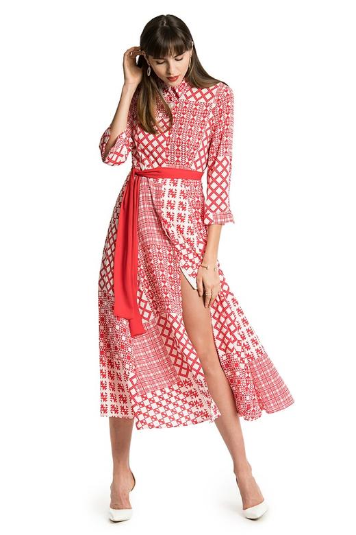 ROSEHOO 几何元素开衩连衣裙 2599 商品图0