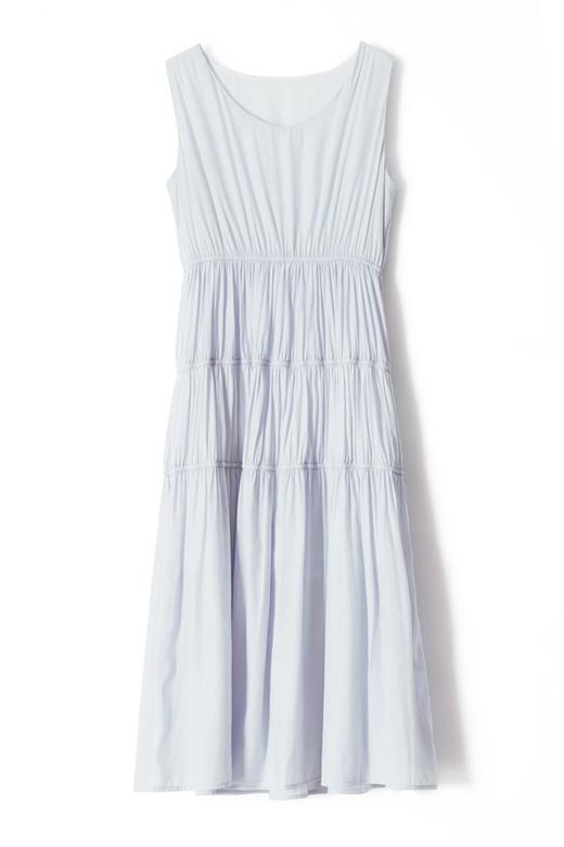 NOIR 浅蓝色无袖束腰长裙 7257 商品图3