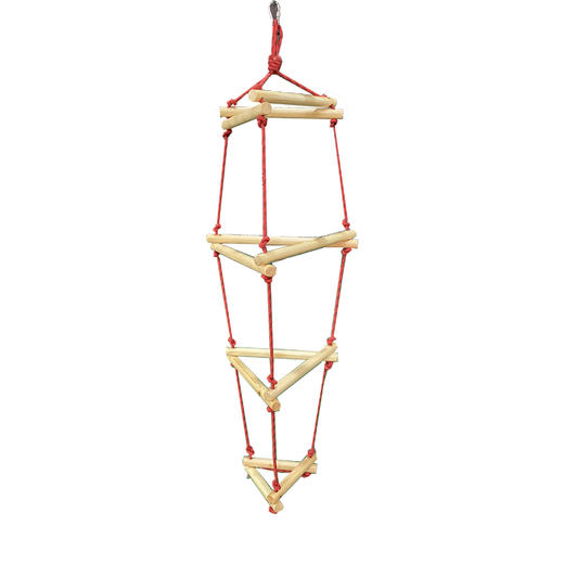 四层攀爬棍梯绳梯秋千玩具幼儿园体适能教具早教儿童感统训练器材 商品图4