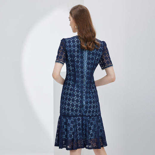 NF8D7斯尔丽瑟俪2023春夏新款小香风鱼尾裙设计优雅高贵连衣裙 商品图1