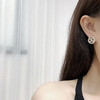 CHANEL香奈儿双c圆形满钻耳钉耳环 商品缩略图0