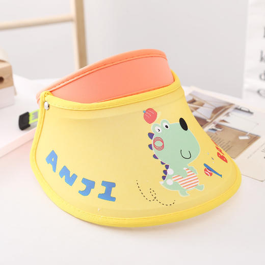 【满满心选推荐】【儿童卡通空顶遮阳帽】儿童帽子夏季薄款空顶防晒遮阳帽男女童宝宝大帽檐防紫外线太阳帽 商品图7