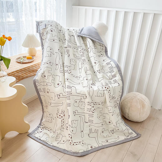 【梦回童年！幼儿园儿童夏被】可水洗，亲肤被子，柔软舒适，贴身呵护，可爱卡通图案，轻薄透气，童被宝宝午休被夏凉被卡通可爱薄被子单人夏凉 商品图12